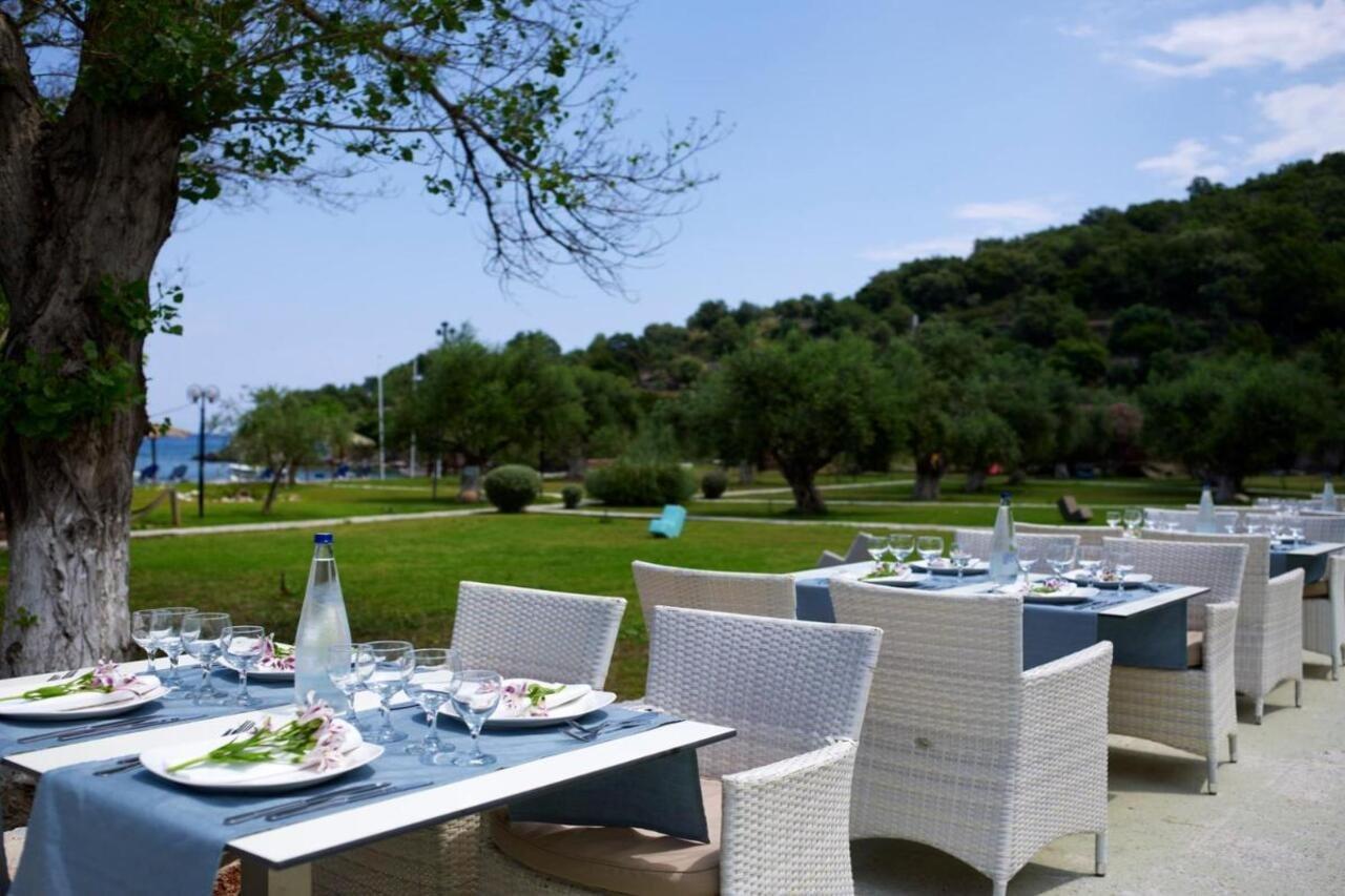 Belle Helene Hotel Vathí Restaurant billede